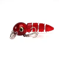 Wobblers Multi-Section Fishing Lure Minnow 5cm4g Joint Bait Swimbait Artificial Hard Bait Crankbait Trolling Bass Tackle