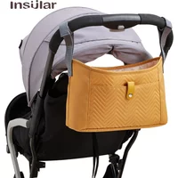 INSULAR Hang Diaper Bag Baby Stroller Bag Organizer Bag Nappy Baby Bottle Storage Bags Buggy Pram Cart Basket Hook Stroller