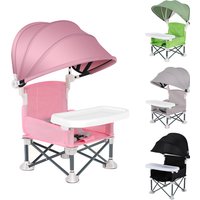 Foldable Baby Dining Chair Portable kids Dining Table Small Chair Children Outdoor Beach saet Aluminum Alloy Furniture Supplies