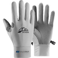 AliExpress NONE Fishing Gloves Ice Silk Touchscreen Non-Slip Fitness UV Protection Gloves Men Women Cycling Summer Motorcycle Elastic Gloves