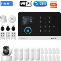 Smart Home Alarm System Works with Tuya SmartLife Wireless Security Alarm Home Automation Remote Control Connect Work with ALexa
