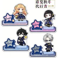 Anime Agents of the Four Seasons Acrylic Stand Figure Keychain Hinagiku Sakura Rosei Itecho Q Version Chibi Kawaii Fans