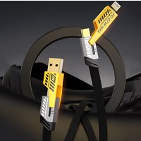 4 in 1 USB Fast Charging Data Cable Cord PD27W For iPhone Samsung Xiaomi Phone 65W USB Type C Multiport Quick Charge Mecha Wire