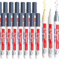 1/10/20Pcs White Waterproof Tile Marker Grout Pen Wall Seam Pen 11Color for Tiles Floor Bathroom Decontamination Seam Repair
