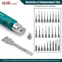 JRready Replacement Tip Kit for Extraction Tool &Terminal Release Tool for Deutsch,AMP/TE,Molex,Delphi,JST,Harting Connectors