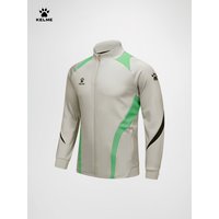 Kelme Football Training Jacket Men's Autumn New Stand Collar Sports Knitted Cardigan Running Sports Windproof Jacket