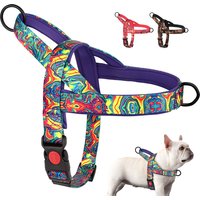 No Pull Safety Dog Harness Nylon Medium Large Dog Harnesses Padded Pet Pitbull Vest Durable Adjustable for Medium Big Dog