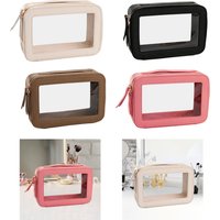 Cosmetic Bag with Handle Travel Cosmetic Bag for Makeup Brushes Cosmetic