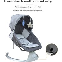 IMBABY Baby Rocking Chair Smart Baby Bassinet Electric Swing for Children Adjustable Chaise Longue for Baby Cradle with Music