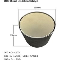 150*110mm Diesel Catalyst DOC Diesel Oxidation Catalyst Diesel Oxidation Catalyst 400cspi Honeycomb Ceramic Catalytic Inner Core