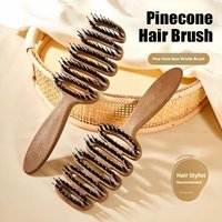 Professional Hair Brush Microfiber Bristles Quick Drying Comb Anti-Scald Hair Care Styling Tool for Women Men