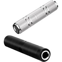 1/4 6.35mm TRS Stereo and TS Mono Jack Adapter Joiner, 6.35mm Female to Female Extension Connectors for Amplifier Speaker Guitar