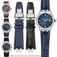 Nylon Leather Watchband For Maurice Lacroix Aikon Ai6007 AI6008 Ai6058 Ai6038 1108 1018 Genuine Leather Watch Strap men Bracelet