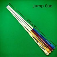 Short Jump Pool Cue, 2-Section Maple Billiard Stick, 13mm Hard Tip Special for Jumping Balls