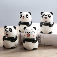 Panda Ceramic Spice Jar Cartoon Seasoning Bottle Salt and Pepper Shakers Container Can Seasoning Organizer Salt Shaker Kitchen