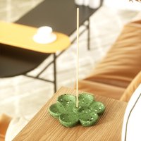 Nicole Cement Incense Holder Silicone Molds Artsy Flower Shape Concrete Aromatherapy Incense Tray Mould DIY Decoration Tool