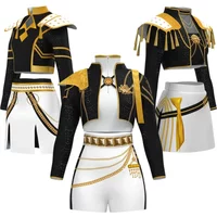 Kids Rumi Zoey Mira Demon Hunters Kpop Cosplay Costume for Child Girls Printed Clothing Roleplay Outfits Halloween Carnival Suit