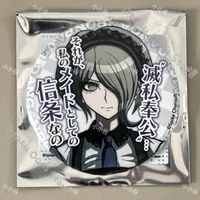 Danganronpa V3 Miu Iruma Ryoma Hoshi Tojo Kirumi Kaito Momota Kaede Akamatsu official badge tinplate emblem Ornaments pins