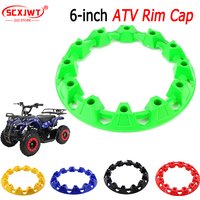 6-inch ATV Wheel Trim Hub Protection Decor Rim Cap Universal Vehicle All Terrain Wheel Plastic Cover Fit To 6 Inch Wheels