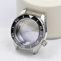 MM300 Watch case steel super Luminous Sapphire glass Diving watch case fits Seiko Watch mod for NH35/NH36 Automatic Movement