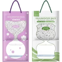 1/6/12Pcs Moisture Absorption Anti-mold Desiccant Bag Household Hanging Moisture Absorbent Bag Closet Wardrobe Dehumidifier