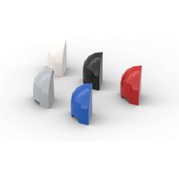 MOC 10PCS 1871 Slope Curved 1x1x1 1/3 Corner Round Building Blocks House Castle Educational Assemble Toy Children Birthday Gifts
