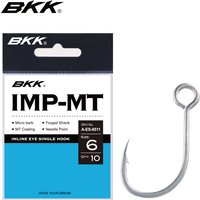 BKK IMP-MT Tube Eye Hooks, Forged Shank, Needle Point, Micro Barb, Enhanced Penetration for Versatile Angling