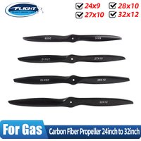 Carbon Fiber Propeller 24x9 27x10 28x10 32x12 for RC Gas Model Airplane