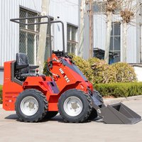 Fast Delivery Portable Skid Steer Loader Customize Hot Selling Hydraulic Mini Loader Machine Diesel Wheel Loader bagger tools