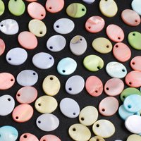 50pcs Natural Shell Beads Dyed Various Shape Mother of Pearl Loose Spacer Bead for Jewelry Making DIY Necklace Earrings Bracelet