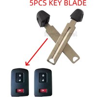 5pcs TOY40 mergency Key Blade Emergency Smart Prox Remote Key Fob Blade Insert Blank for Toyota Camry Corolla Highlander Prius