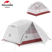Naturehike Star River 2 Person Backpacking Tent Double Layer Ultralight Camping Hiking Tent Outdoor Travel Beach Tent with Mat