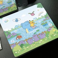 Anime Pokémon Ditto Mouse Pad Laptop Keyboard Desk Mat Office Setup PC Gamer Mousepad XS Game Pads Gaming accessories HD Playmat