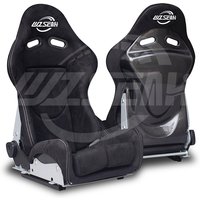 Alcantara Carbon Universal Adjustable Bucket Seat Bride Racing Car Seat With Slider