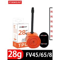 AliExpress PINMOAP French Air Nozzle 28G Ultra Light Road Bicycle Inner Tube 700x18/23/25/28/30/32C Bicycle TPU Inner Tube 45/65/85mm