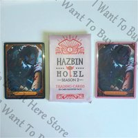 Anime Hazbin Hotel Alastor Cosplay Cartoon Genuine Lesser Calorie Trading Card Collectible Cards Accessories Ambitus Prop Gift