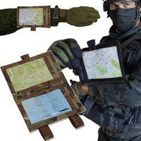 Tactical Military Arm Pouch Shooters Armband Sleeve Outdoor Hunting Gear Shooting Range Accessories Wrist Folding Map Holder