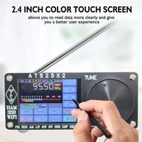 AA87 ATS25X2 Full Band FM/LW/MW/SW/SSB SDR Radio Receiver Aviation Band Receiver With 2.4Inch Color Touch Screen