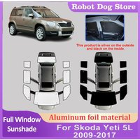 Sunshades For Skoda Yeti Body Kit 5L 2009-2017 Car Full Window Sun Visors Windshields Curtain Anti-UV Ray Covers Car Accessories