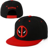 Anime Deadpool Hat Cosplay Wade Winston Wilson Flat Brim Hat Outdoor Duckbill Hat Unisex Hip-Hop Hat Sunshade Hat