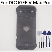 Original DOOGEE V Max Pro Battery Cover Back Cover Bottom Shell Receiver Fingerprint Side flex FPC For DOOGEE V Max Pro Phone