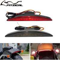 Motorcycle Rear Fender Tip Brake LED Tail Light Running Light For Harley Softail Breakout EFI FXSB CVO Custom 2013-2016 2017
