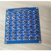 2pcs 6x6 Matrix Keyboard 36 Matrix Keys 36 Keys 6x6 Direct Insertion Keys Control Keyboard 36 Independent Keys