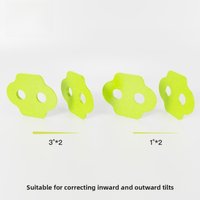 AliExpress SPORTARC Mountain Bicycle Lock Plate Cleat Adjust Shim For All MTB Cleats Mountain Bike Lock Shoes Angle Height Correction Gasket