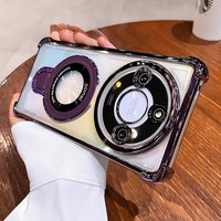For Honor X9D X70 and Magic 8 Lite Ultra-thinTPU Soft Silicone Transparent Cover For Honor X9d with built-in lens filma Funda