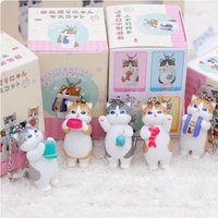 Mufosand Shark Cat Co Branded Second Generation Fruit Dress Up Ugly Fish Kuromi Melody Ornament Gift Box Doll Gift Anime