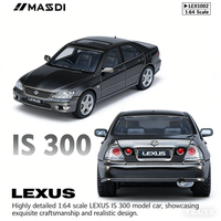 MASDI Lexus IS300 2000 model alloy die-cast sports car model, realistic static figurine adult collectible boy toy holiday gift