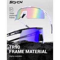 AliExpress SCVCN Men Hiking Eyewear Bicycle Cycling Sunglasses Woman MTB Road Bike Driving Goggles Sports Running Glasses UV400 Hiking