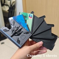 2026 New Expandable Card Holder Kamen Rider Ryuki Ryuga Foldable ID Badge Case for Kids Card Storage Anime Collection Gift Toy