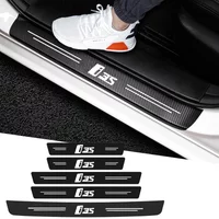 Car Door Sill Stickers Threshold for BMW i3S Logo 2026 Rear Trunk Sill Bumper Pedal Guard Strips Anti Scratch Decals Accessories